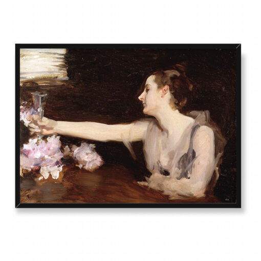 John Singer Sargent Madame Gautreau pijąca toast 70x50