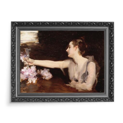 John Singer Sargent Madame Gautreau pijąca toast 70x50 wydruk na płótnie CANVAS