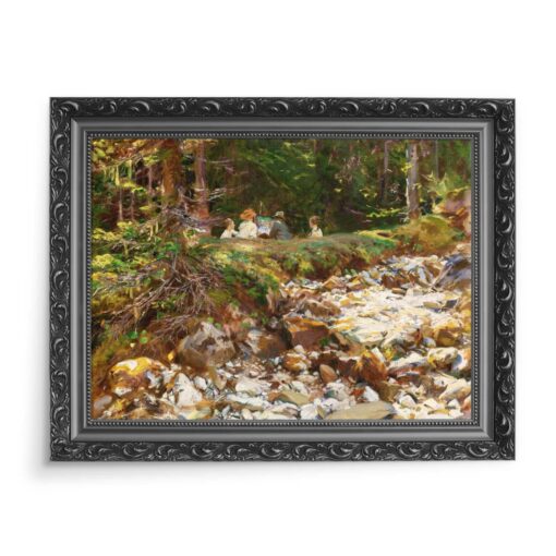 John Singer Sargent Mistrz i jego uczniowie 70x50 wydruk na płótnie CANVAS