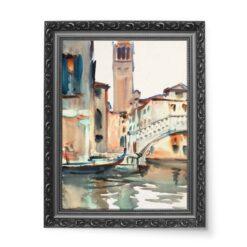 John Singer Sargent Most i kampanila Wenecja 50×70 wydruk na płótnie CANVAS