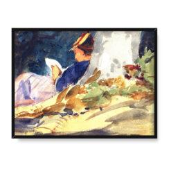 John Singer Sargent Odpoczynek 40×30