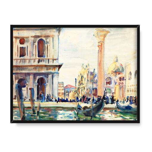 John Singer Sargent Piazzetta 40x30 w RAMIE