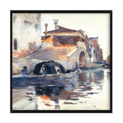John Singer Sargent Ponte Panada Fondamenta Nuove Wenecja 50×50