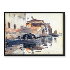 John Singer Sargent Ponte Panada Fondamenta Nuove Wenecja 70×50