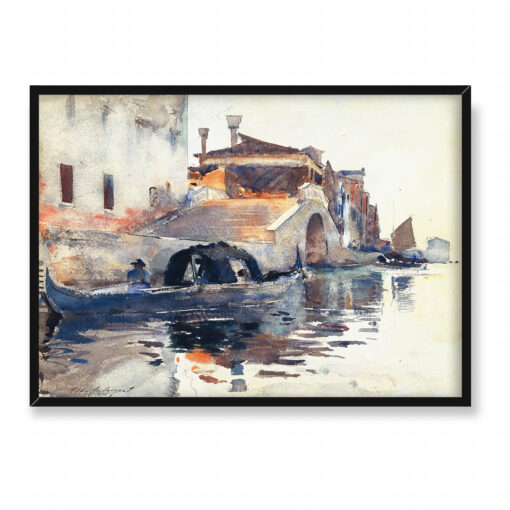 John Singer Sargent Ponte Panada Fondamenta Nuove Wenecja 70x50