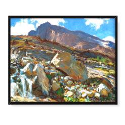 John Singer Sargent Przełęcz Simplon 50×40