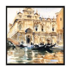 John Singer Sargent Rio dei Mendicanti Wenecja 50×50