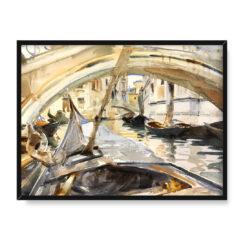 John Singer Sargent Rio di Santa Maria Formosa Wenecja 40×30