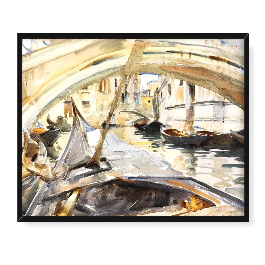 John Singer Sargent Rio di Santa Maria Formosa Wenecja 50x40