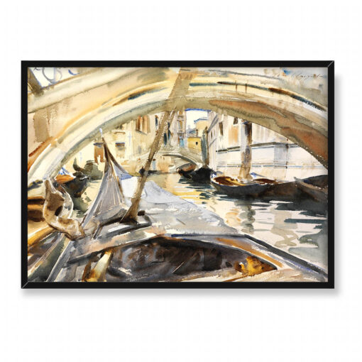 John Singer Sargent Rio di Santa Maria Formosa Wenecja 70x50
