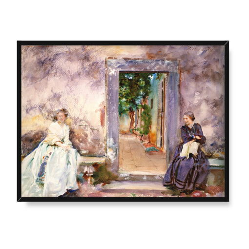 John Singer Sargent Ściana ogrodu 40x30