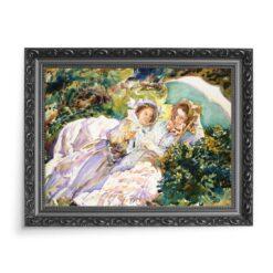 John Singer Sargent Sciana ogrodu 70×50 wydruk na płótnie CANVAS