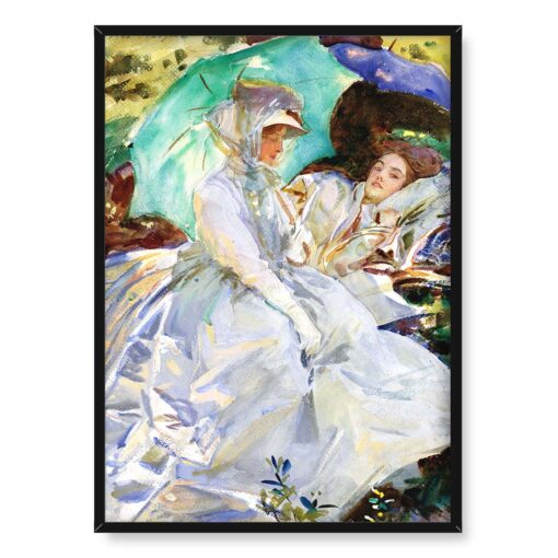 John Singer Sargent Simplon Pass Czytanie 50x70