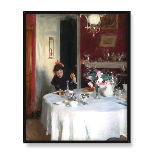 John Singer Sargent Stół śniadaniowy 40x50