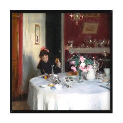 John Singer Sargent Stół śniadaniowy 50×50