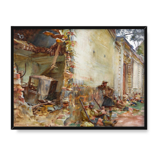 John Singer Sargent Ulica w Arras 40x30