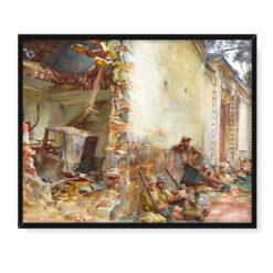 John Singer Sargent Ulica w Arras 50×40