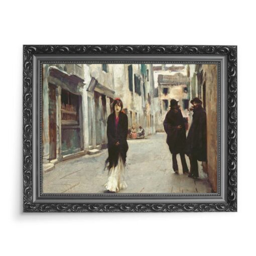 John Singer Sargent Uliczka Wenecja 70x50 wydruk na płótnie CANVAS