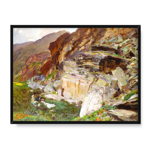 John Singer Sargent W dolinie Simplon 40x30 w RAMIE