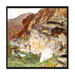 John Singer Sargent W dolinie Simplon 50×50