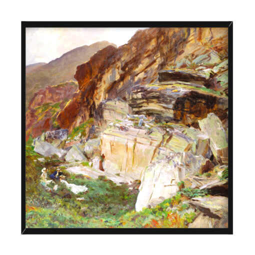 John Singer Sargent W dolinie Simplon 50x50