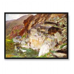 John Singer Sargent W dolinie Simplon 70×50