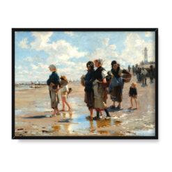 John Singer Sargent W drodze na ryby 40×30