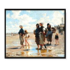 John Singer Sargent W drodze na ryby 50×40