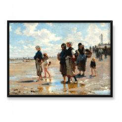 John Singer Sargent W drodze na ryby 70×50