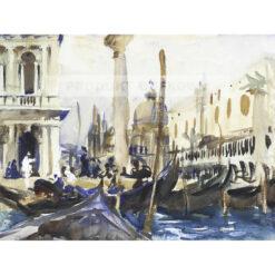 John Singer Sargent Wenecja Gondole — produkt cyfrowy do pobrania