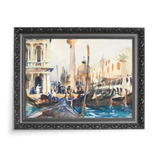 John Singer Sargent Wenecja Gondole 70x50 wydruk na płótnie CANVAS