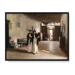 John Singer Sargent Wnętrze weneckie 40×30