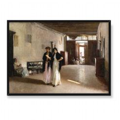 John Singer Sargent Wnętrze weneckie 70×50