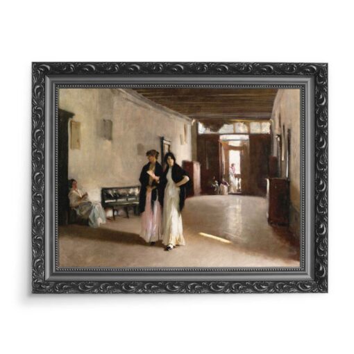 John Singer Sargent Wnętrze weneckie 70x50 wydruk na płótnie CANVAS