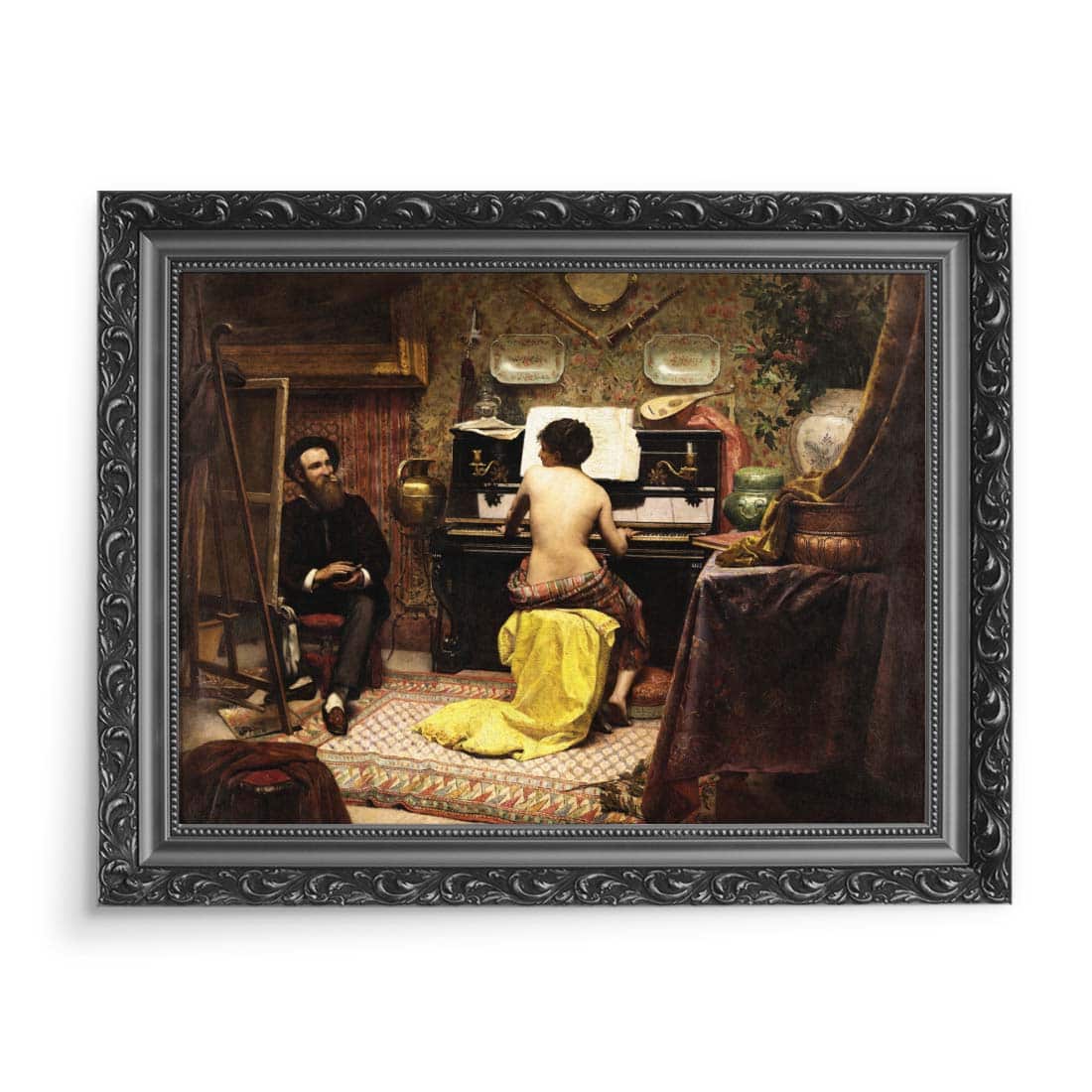 Jose Ferraz de Almeida Junior Odpoczynek modelowy 70x50 wydruk na płótnie CANVAS