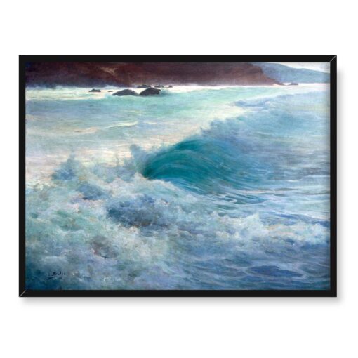 Jose Salis Krajobraz morski Guetaria 40x30