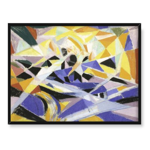 Joseph Stella Futurystyczna kompozycja 40x30