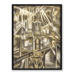 Joseph Stella Most Brooklyński 30x40