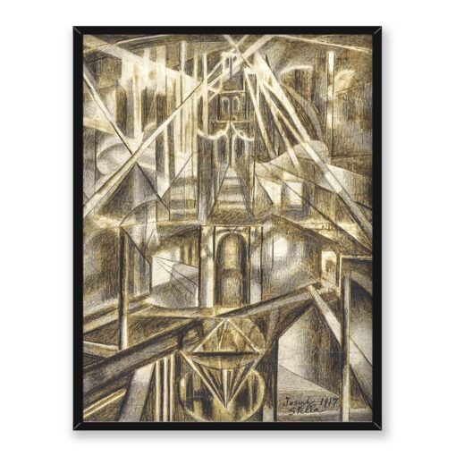 Joseph Stella Most Brooklyński 30x40