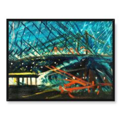 Joseph Stella Most Brooklyński nocą 40x30