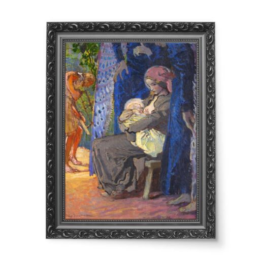 Józef Mehoffer Święta Rodzina Matka Boska Karmiąca 50x70 wydruk na płótnie CANVAS