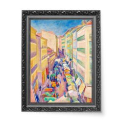 Józef Pankiewicz Ulica w Madrycie Hiszpania 50x70 wydruk na płótnie CANVAS
