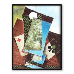 Juan Gris As trefl i Czwórka karo 30x40