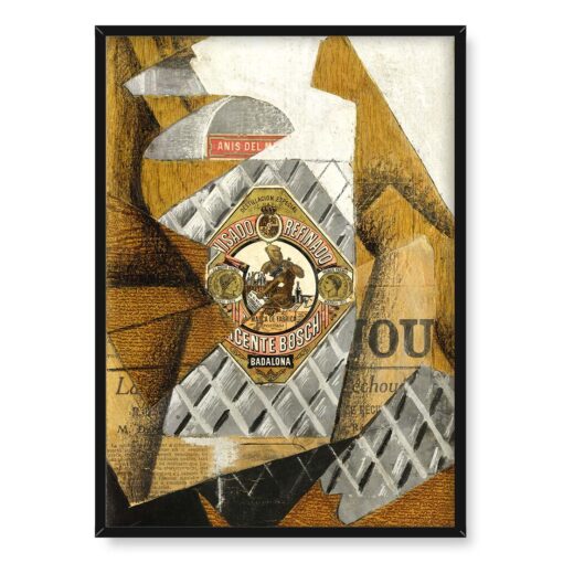 Juan Gris Butelka Anis del Mono 50x70