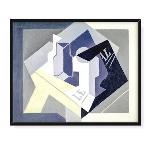Juan Gris Miska na owoce i gazeta 50x40 w RAMIE