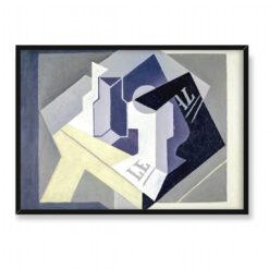 Juan Gris Miska na owoce i gazeta 70×50