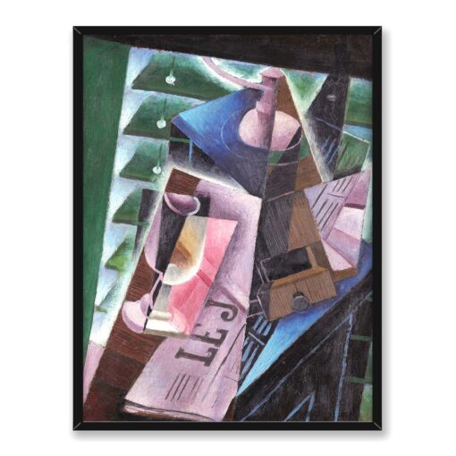 Juan Gris Młynek do kawy i szklanka 30x40