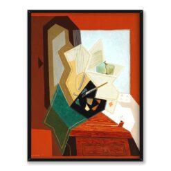 Juan Gris Okno malarza 30×40