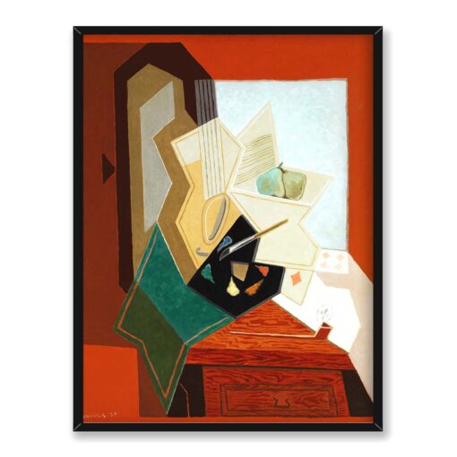 Juan Gris Okno malarza 30x40