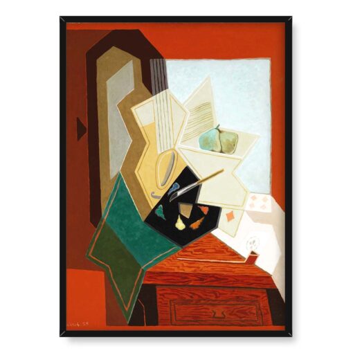 Juan Gris Okno malarza 50x70
